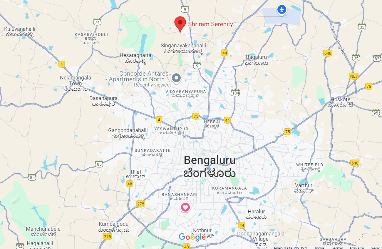 Shriram Serenity Location